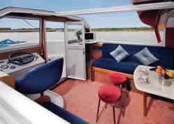 Interior image of boat